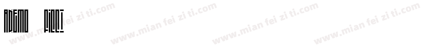 Ademo Fill字体转换